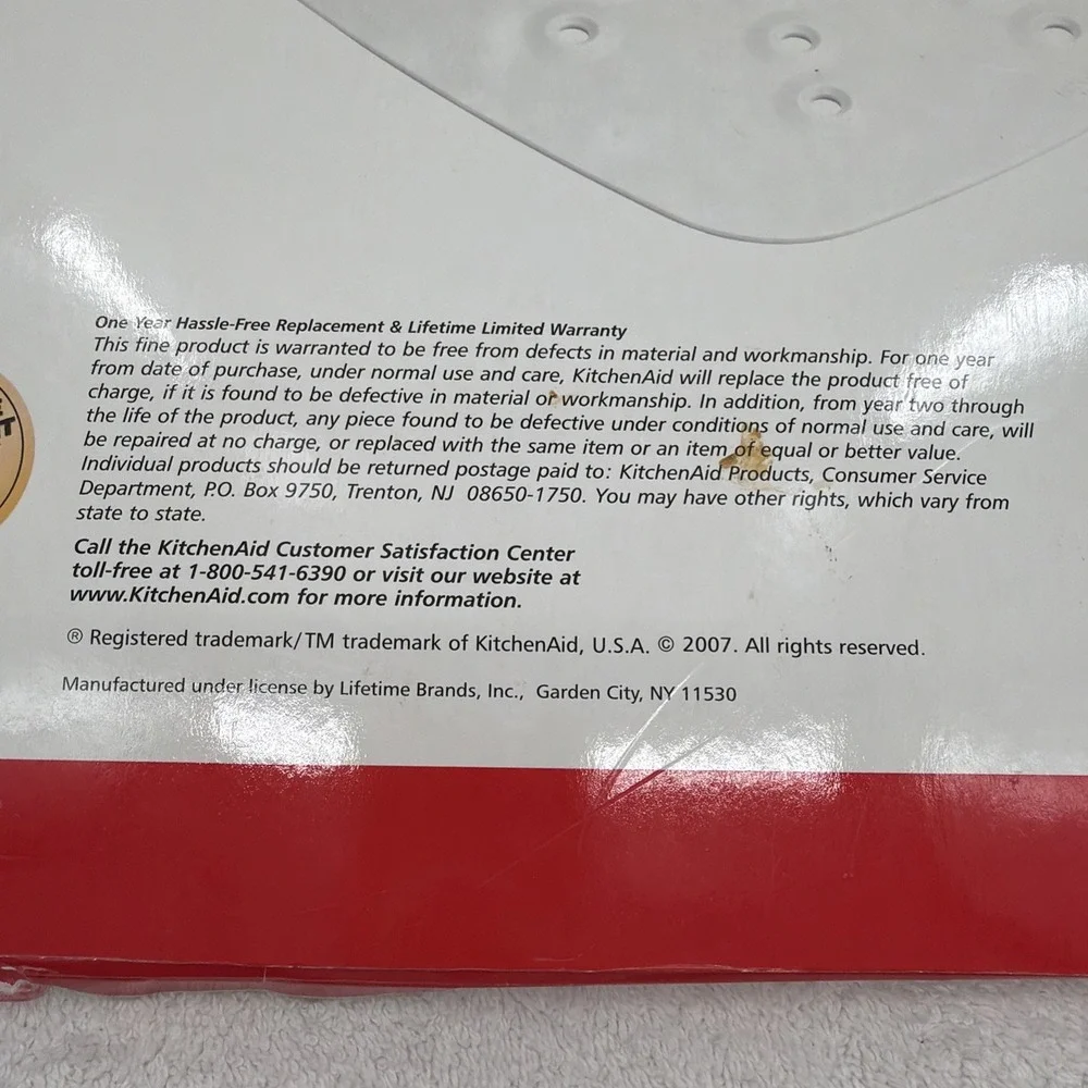 New KitchenAid 13 x 16 Inch, Heat Resistant Silicone Sink Mat Until 500 Degrees
